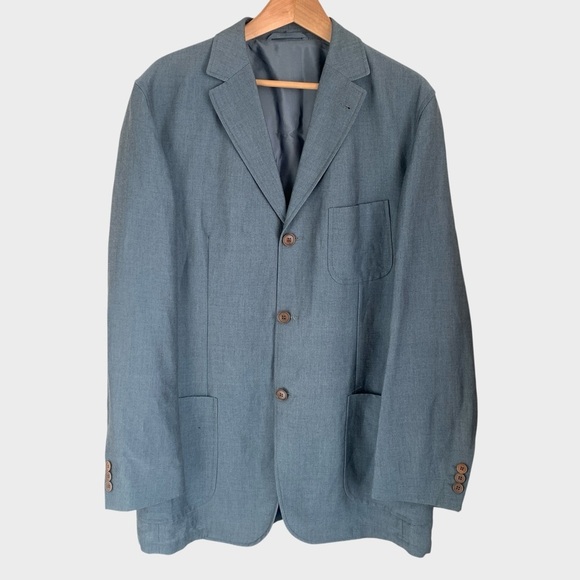 Hugo Boss Linen Sport Coat Blazer - Picture 1 of 6